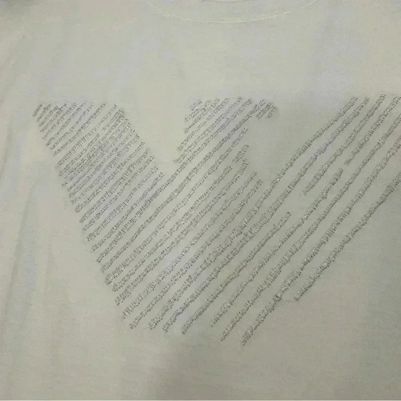 Emporio Armani women’s white short sleeve white tee with logo size M - Picture 5 of 7